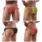 REF: LM01 ties waist netted briefs